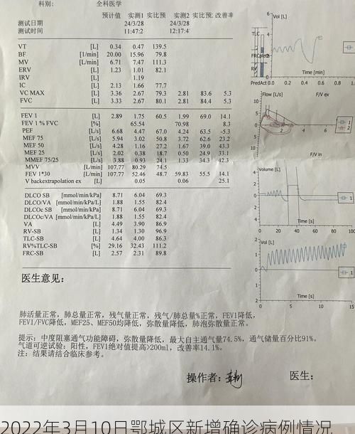 2022年3月10日鄂城区新增确诊病例情况