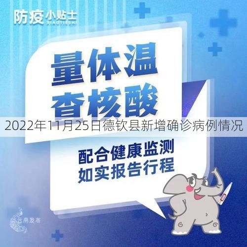 2022年11月25日德钦县新增确诊病例情况