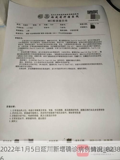 2022年1月5日延川新增确诊病例情况_82386