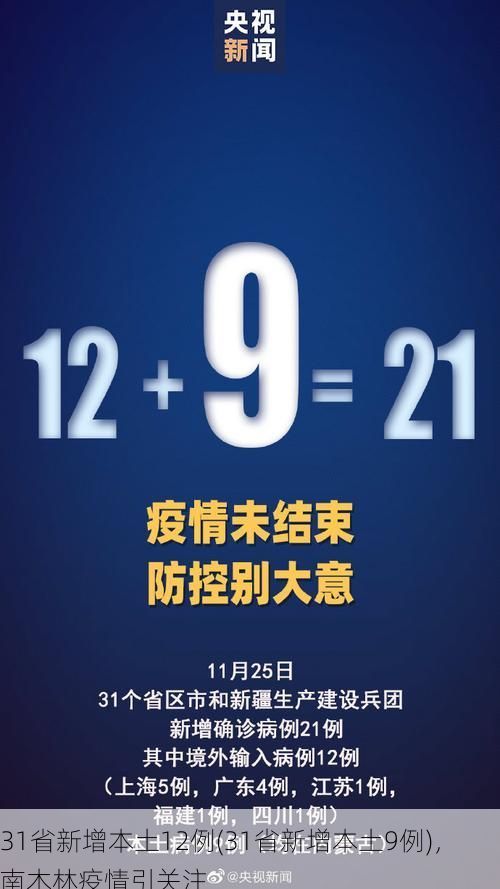 31省新增本土12例(31省新增本土9例)，南木林疫情引关注