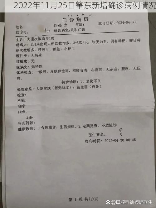 2022年11月25日肇东新增确诊病例情况