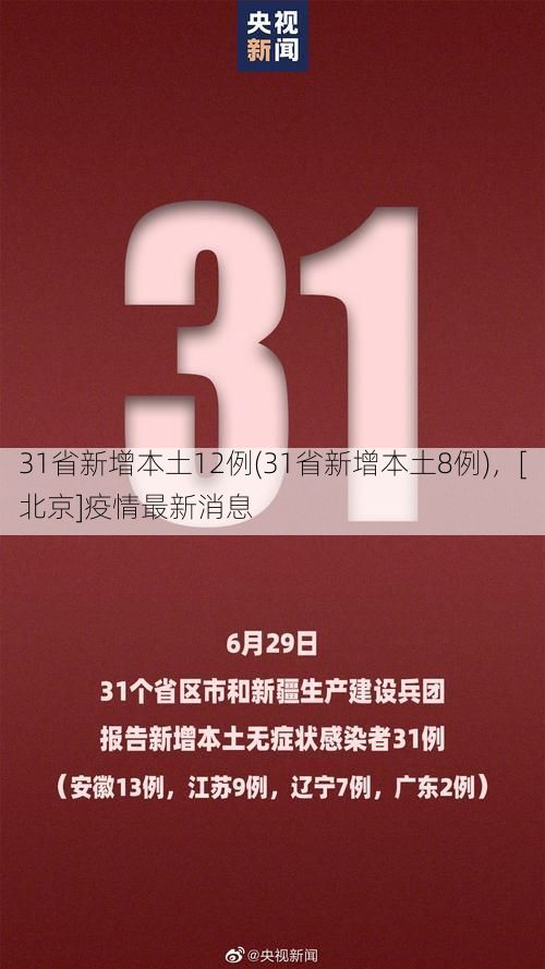 31省新增本土12例(31省新增本土8例)，[北京]疫情最新消息