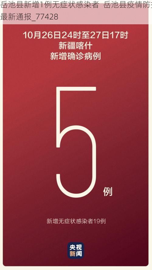 岳池县新增1例无症状感染者  岳池县疫情防控最新通报_77428