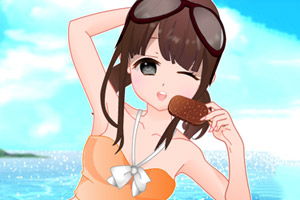 夏日动漫女孩