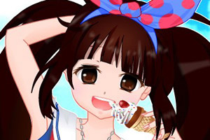 夏日动漫女孩