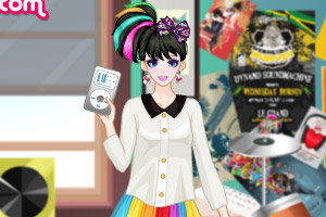 动感色彩女孩