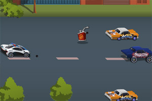 警车公路追击