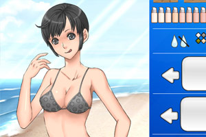 泳装动漫女孩