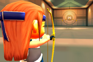 女孩射星星