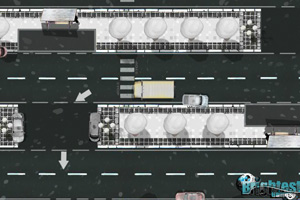 冬季校车停车